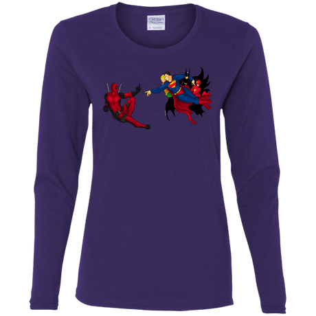 T-Shirts Purple / S Creation of the Merc Women's Long Sleeve T-Shirt