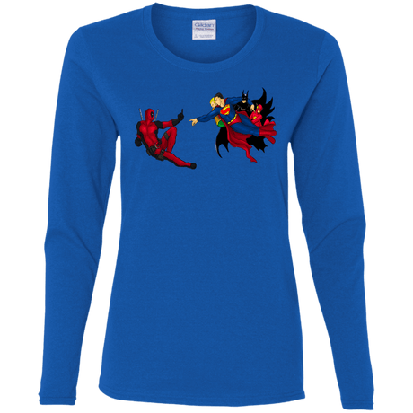 T-Shirts Royal / S Creation of the Merc Women's Long Sleeve T-Shirt