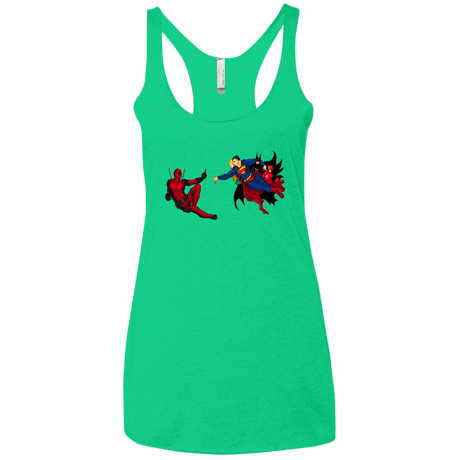 T-Shirts Envy / X-Small Creation of the Merc Women's Triblend Racerback Tank