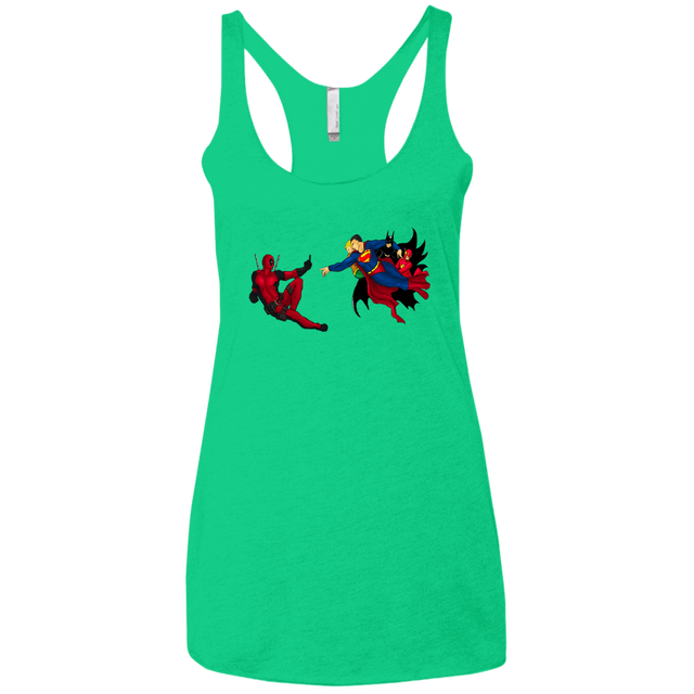 T-Shirts Envy / X-Small Creation of the Merc Women's Triblend Racerback Tank