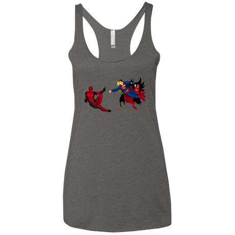 T-Shirts Premium Heather / X-Small Creation of the Merc Women's Triblend Racerback Tank