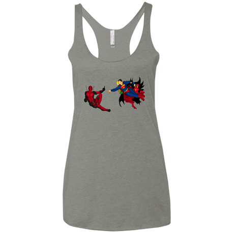 T-Shirts Venetian Grey / X-Small Creation of the Merc Women's Triblend Racerback Tank