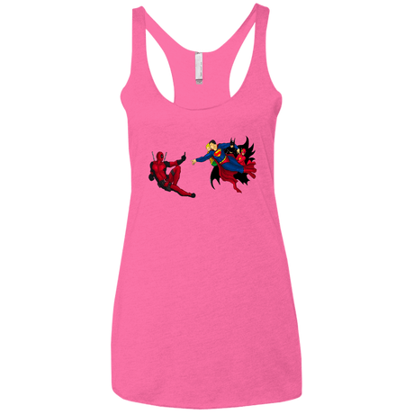 T-Shirts Vintage Pink / X-Small Creation of the Merc Women's Triblend Racerback Tank