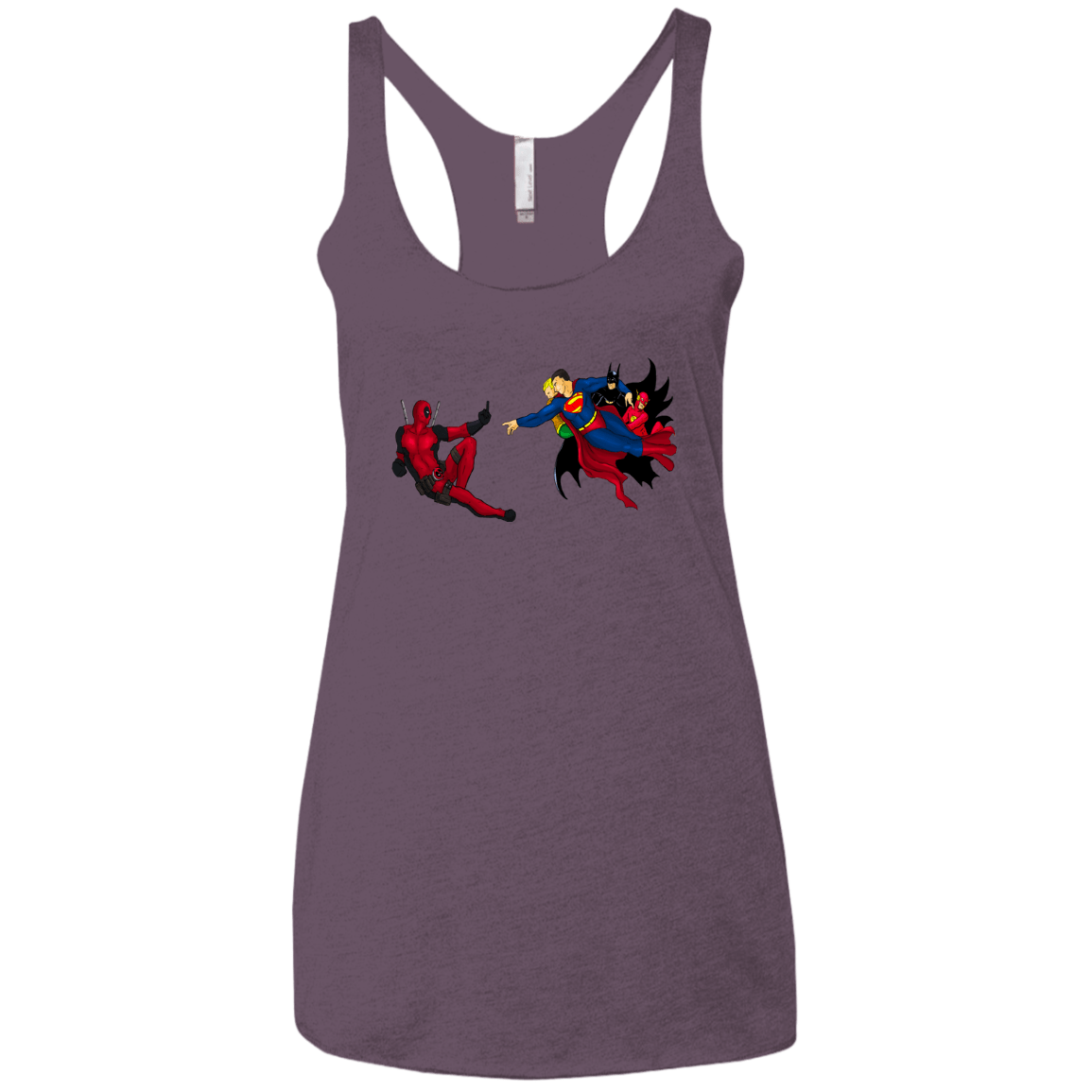 T-Shirts Vintage Purple / X-Small Creation of the Merc Women's Triblend Racerback Tank