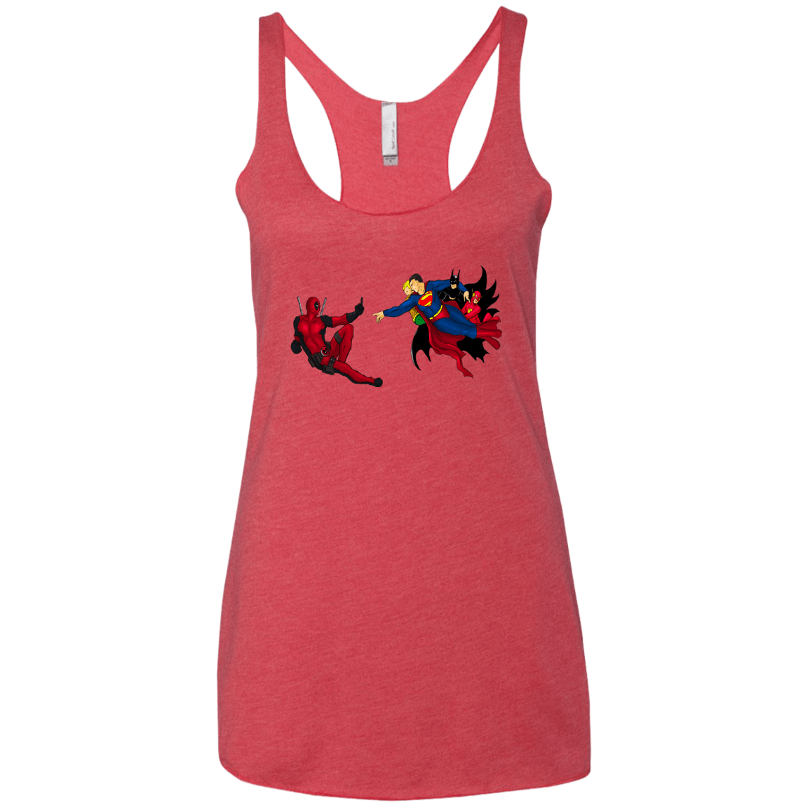 T-Shirts Vintage Red / X-Small Creation of the Merc Women's Triblend Racerback Tank