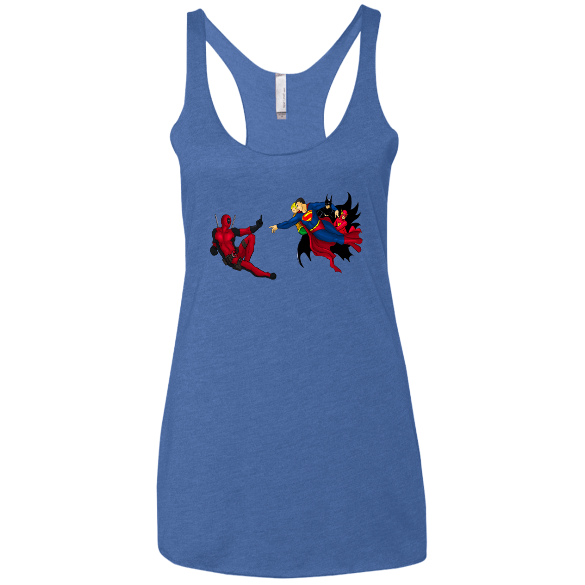 T-Shirts Vintage Royal / X-Small Creation of the Merc Women's Triblend Racerback Tank