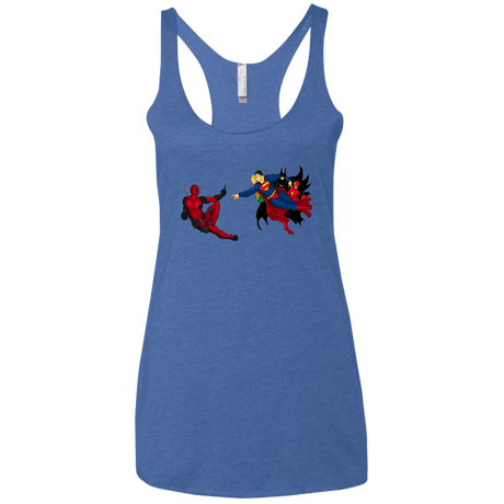 T-Shirts Vintage Royal / X-Small Creation of the Merc Women's Triblend Racerback Tank
