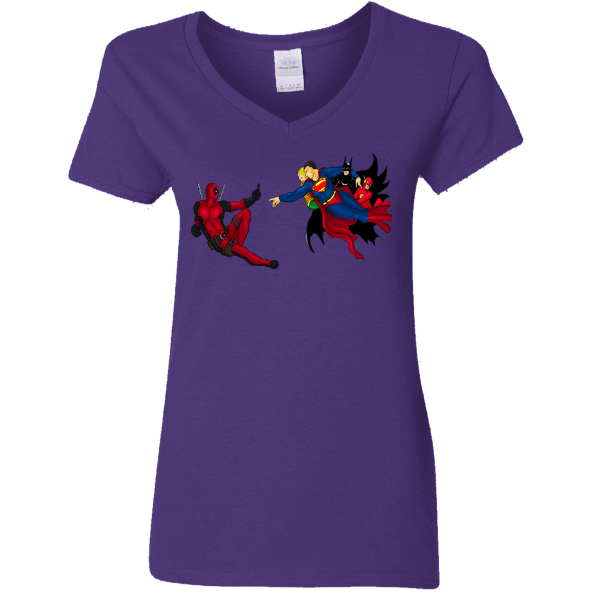 T-Shirts Purple / S Creation of the Merc Women's V-Neck T-Shirt