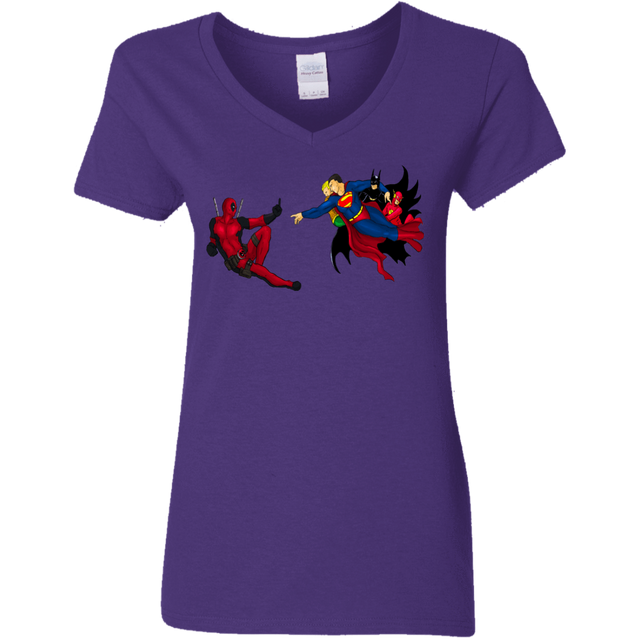 T-Shirts Purple / S Creation of the Merc Women's V-Neck T-Shirt