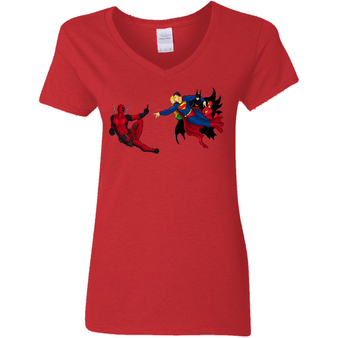 T-Shirts Red / S Creation of the Merc Women's V-Neck T-Shirt