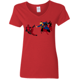 T-Shirts Red / S Creation of the Merc Women's V-Neck T-Shirt