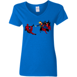 T-Shirts Royal / S Creation of the Merc Women's V-Neck T-Shirt