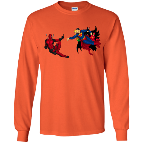 T-Shirts Orange / YS Creation of the Merc Youth Long Sleeve T-Shirt
