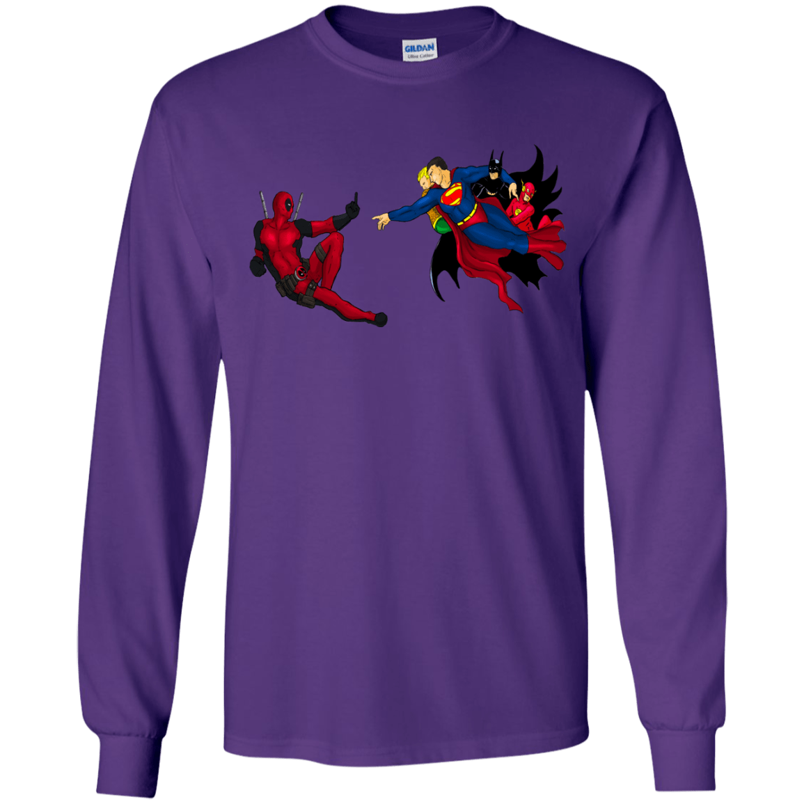 T-Shirts Purple / YS Creation of the Merc Youth Long Sleeve T-Shirt