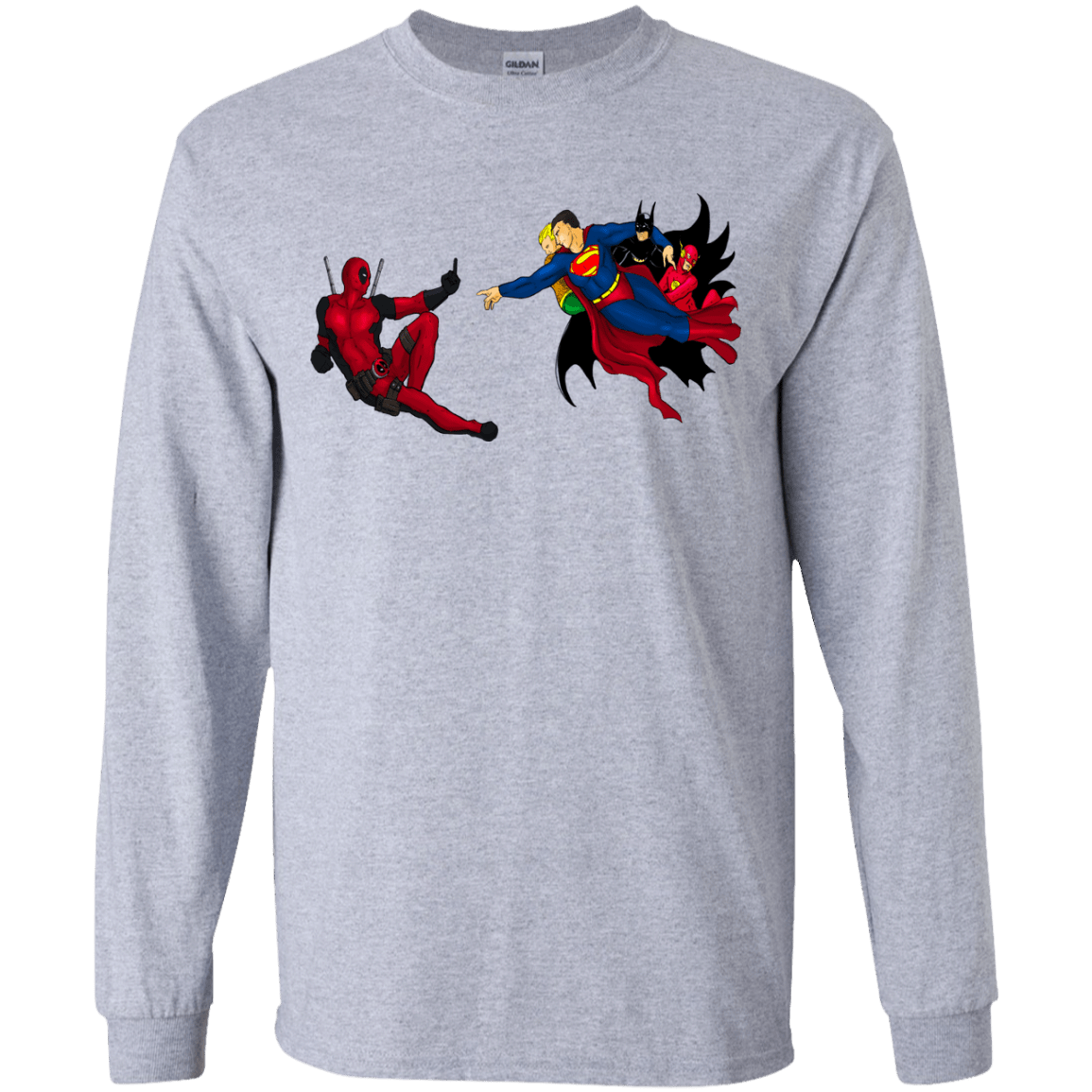 T-Shirts Sport Grey / YS Creation of the Merc Youth Long Sleeve T-Shirt