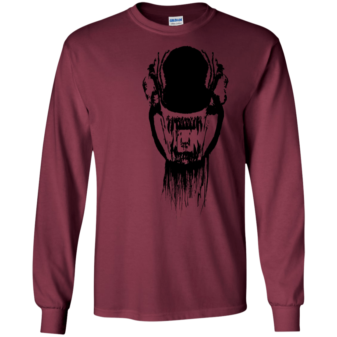 T-Shirts Maroon / S Creature Men's Long Sleeve T-Shirt
