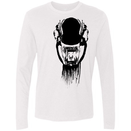 T-Shirts White / S Creature Men's Premium Long Sleeve