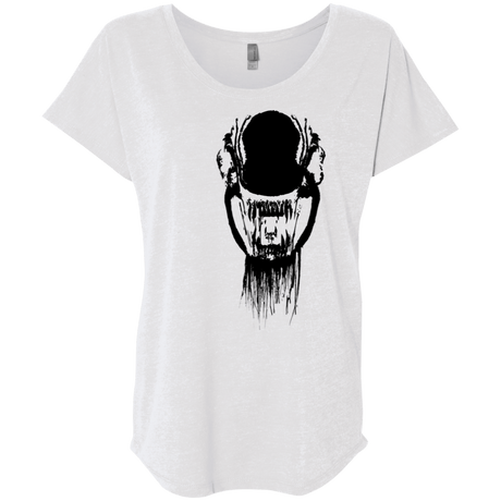 T-Shirts Heather White / X-Small Creature Triblend Dolman Sleeve