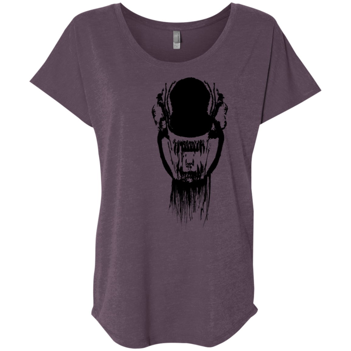 T-Shirts Vintage Purple / X-Small Creature Triblend Dolman Sleeve