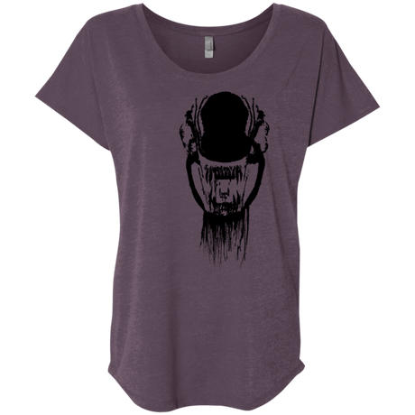 T-Shirts Vintage Purple / X-Small Creature Triblend Dolman Sleeve