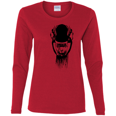 T-Shirts Red / S Creature Women's Long Sleeve T-Shirt