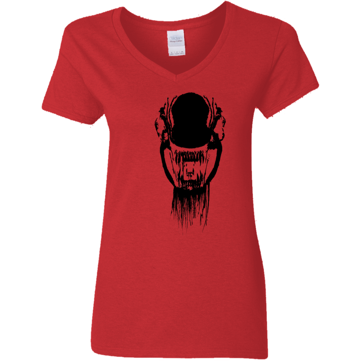 T-Shirts Red / S Creature Women's V-Neck T-Shirt