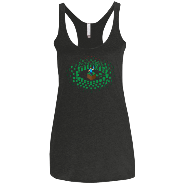 T-Shirts Vintage Black / X-Small Creeper Mob Women's Triblend Racerback Tank
