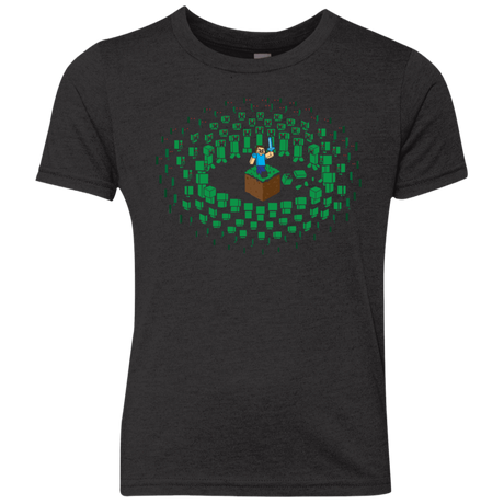 T-Shirts Vintage Black / YXS Creeper Mob Youth Triblend T-Shirt