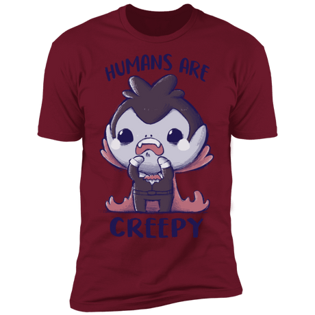 T-Shirts Cardinal / S Creepy Humans Men's Premium T-Shirt