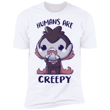 T-Shirts White / S Creepy Humans Men's Premium T-Shirt