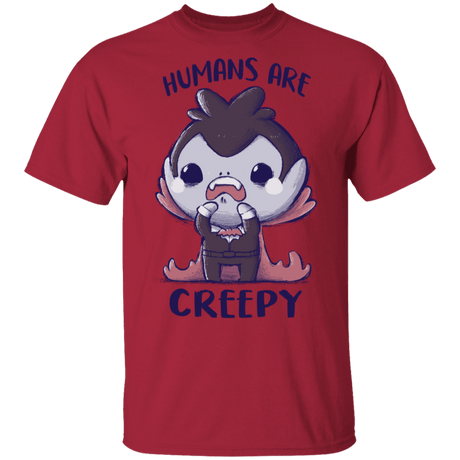 T-Shirts Cardinal / S Creepy Humans T-Shirt