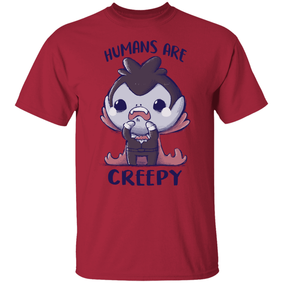 T-Shirts Cardinal / S Creepy Humans T-Shirt