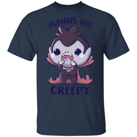 T-Shirts Navy / S Creepy Humans T-Shirt