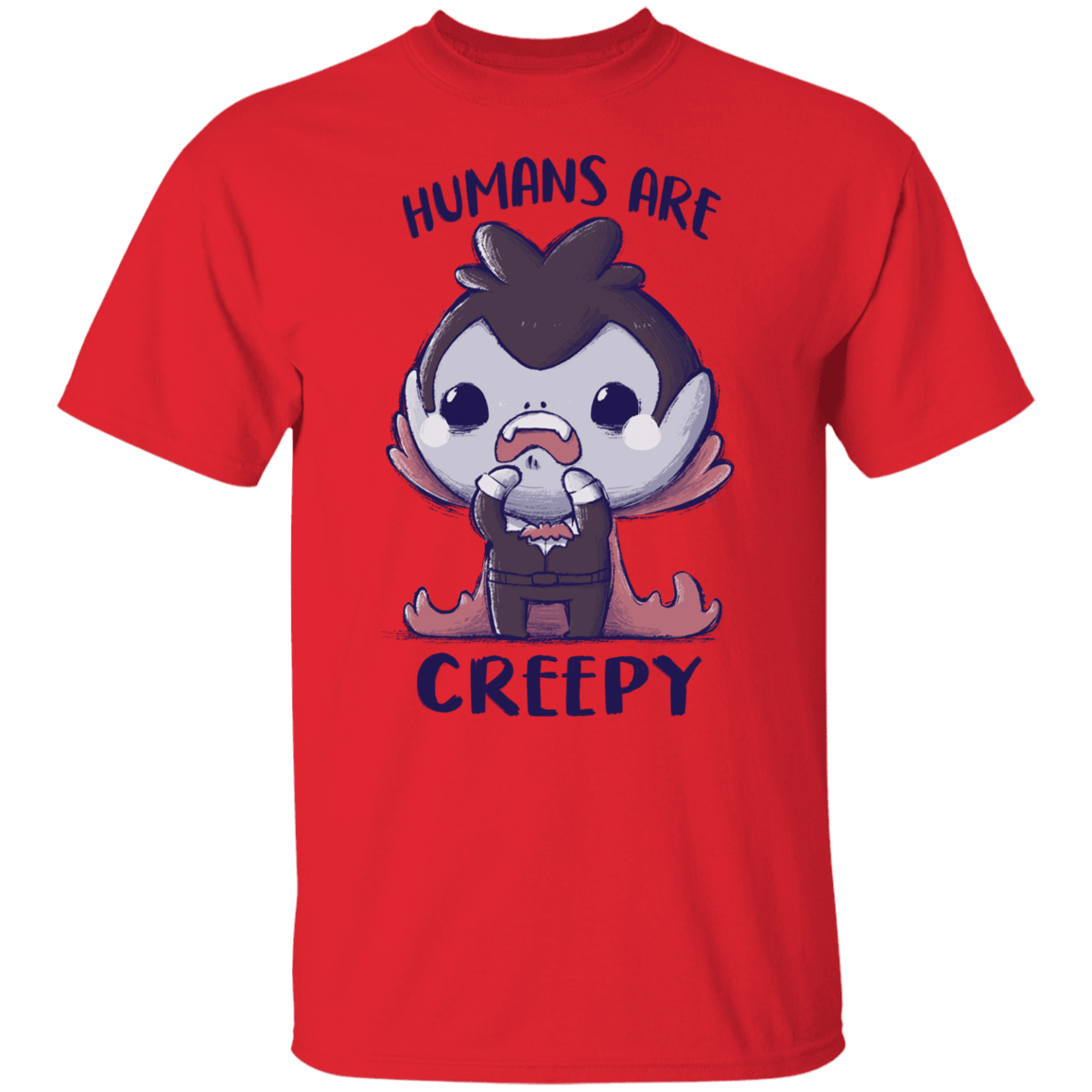 T-Shirts Red / S Creepy Humans T-Shirt