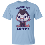 T-Shirts Light Blue / YXS Creepy Humans Youth T-Shirt