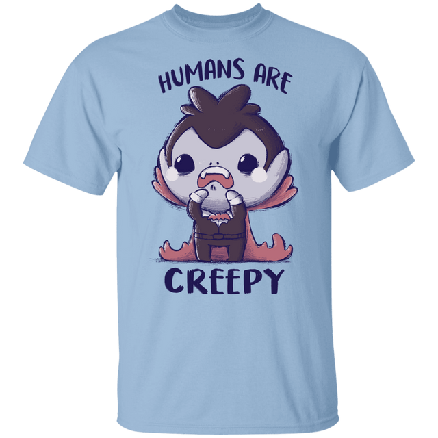 T-Shirts Light Blue / YXS Creepy Humans Youth T-Shirt