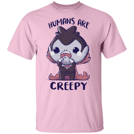 T-Shirts Light Pink / YXS Creepy Humans Youth T-Shirt
