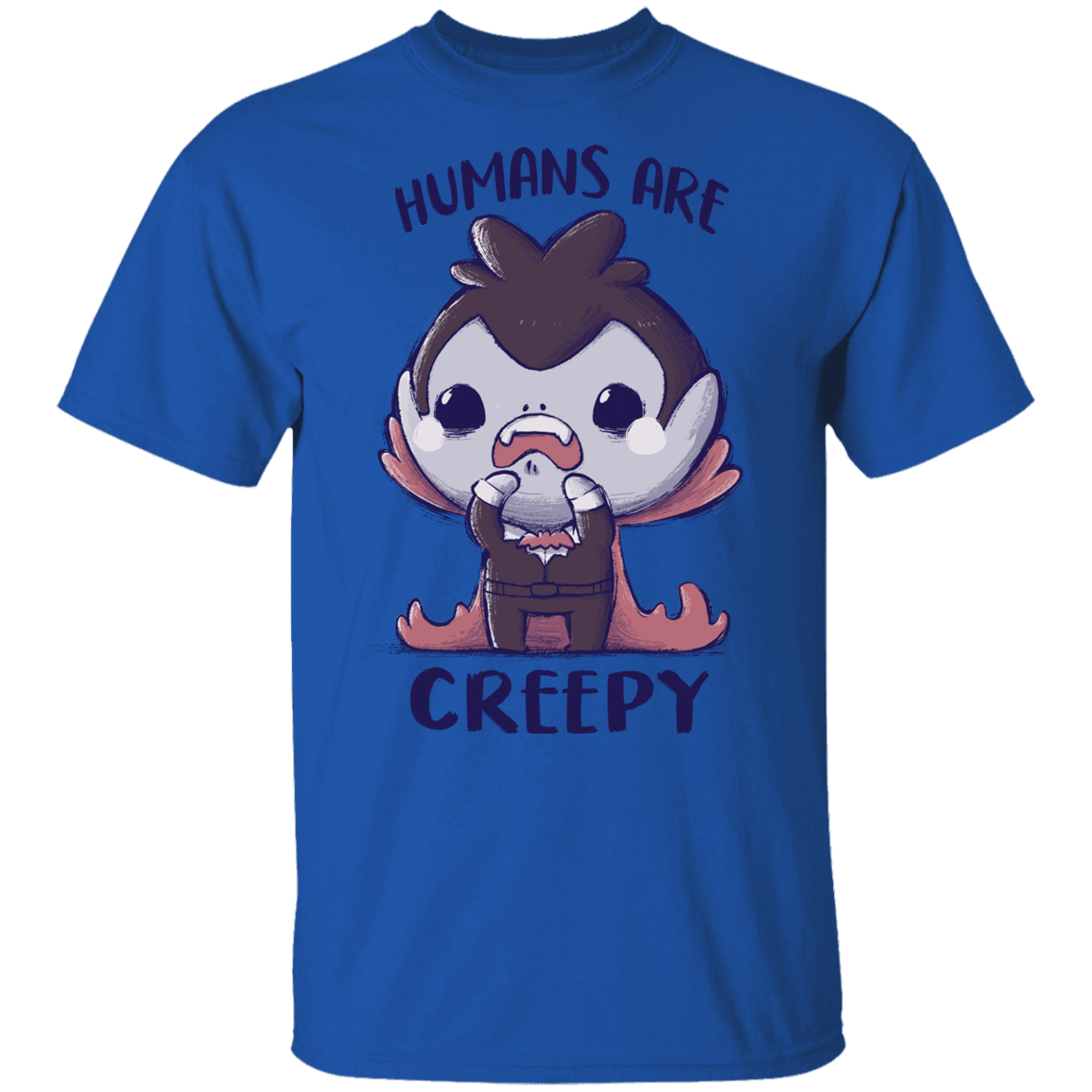 T-Shirts Royal / YXS Creepy Humans Youth T-Shirt