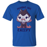 T-Shirts Royal / YXS Creepy Humans Youth T-Shirt