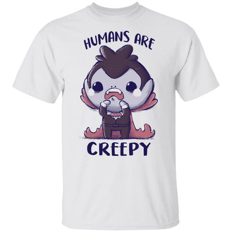 T-Shirts White / YXS Creepy Humans Youth T-Shirt