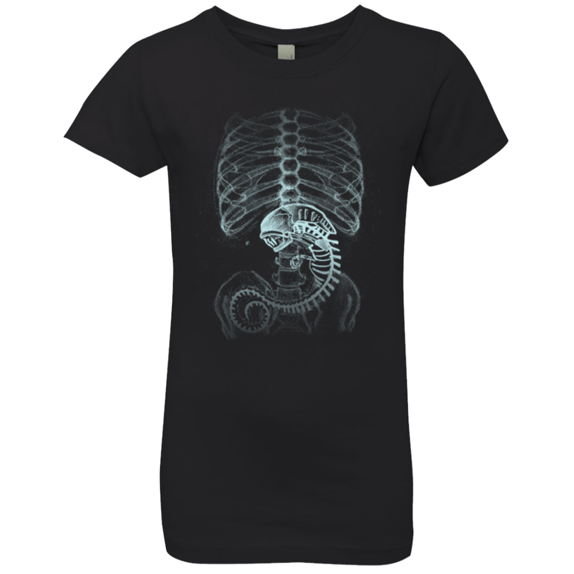 T-Shirts Black / YXS Creepy pregnant Girls Premium T-Shirt