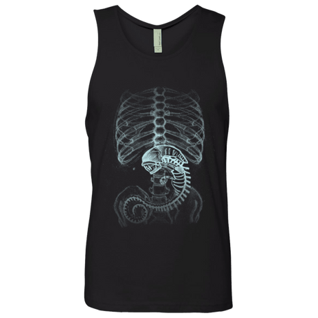 T-Shirts Black / Small Creepy pregnant Men's Premium Tank Top