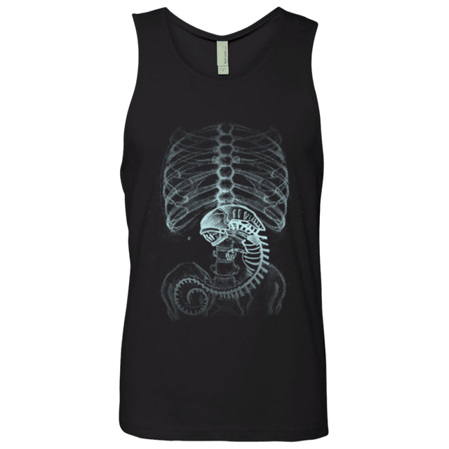T-Shirts Black / Small Creepy pregnant Men's Premium Tank Top