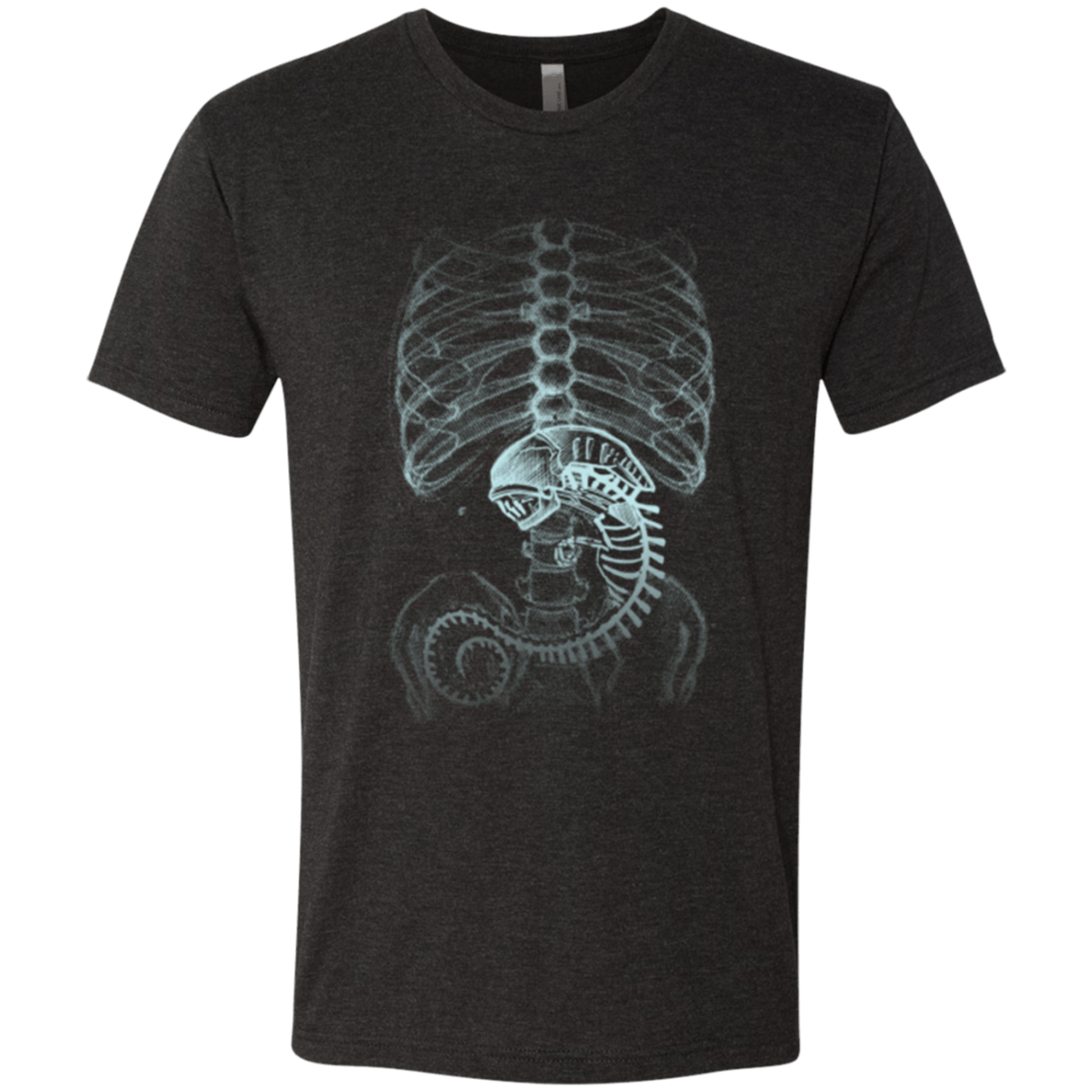 T-Shirts Vintage Black / Small Creepy pregnant Men's Triblend T-Shirt