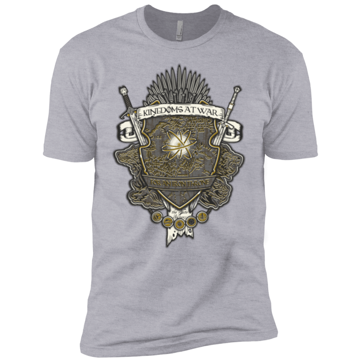 T-Shirts Heather Grey / YXS Crest of Thrones Boys Premium T-Shirt