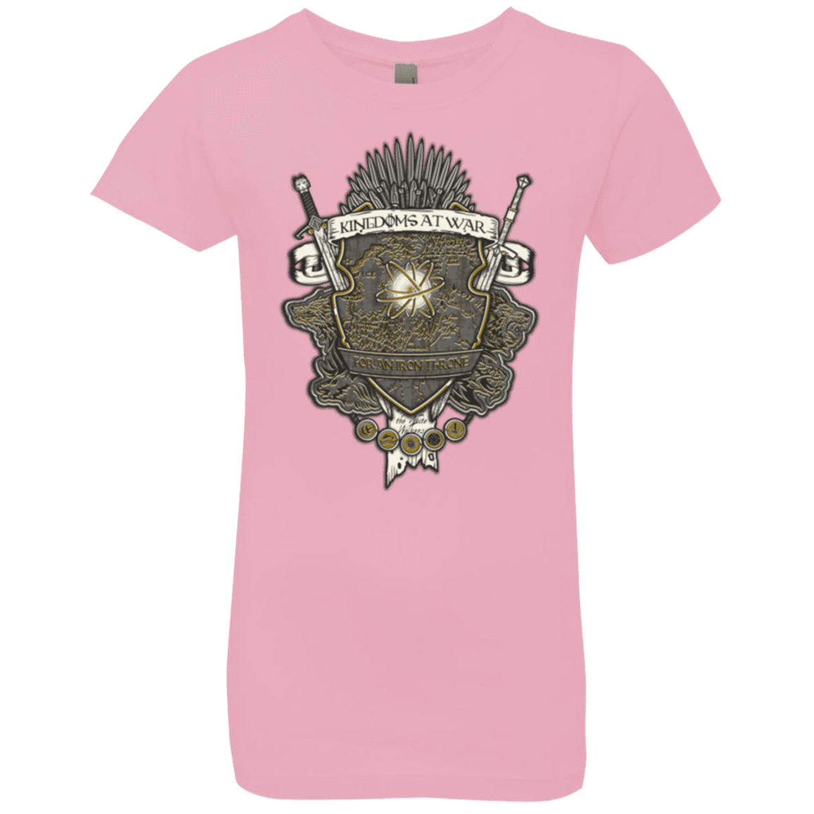 T-Shirts Light Pink / YXS Crest of Thrones Girls Premium T-Shirt