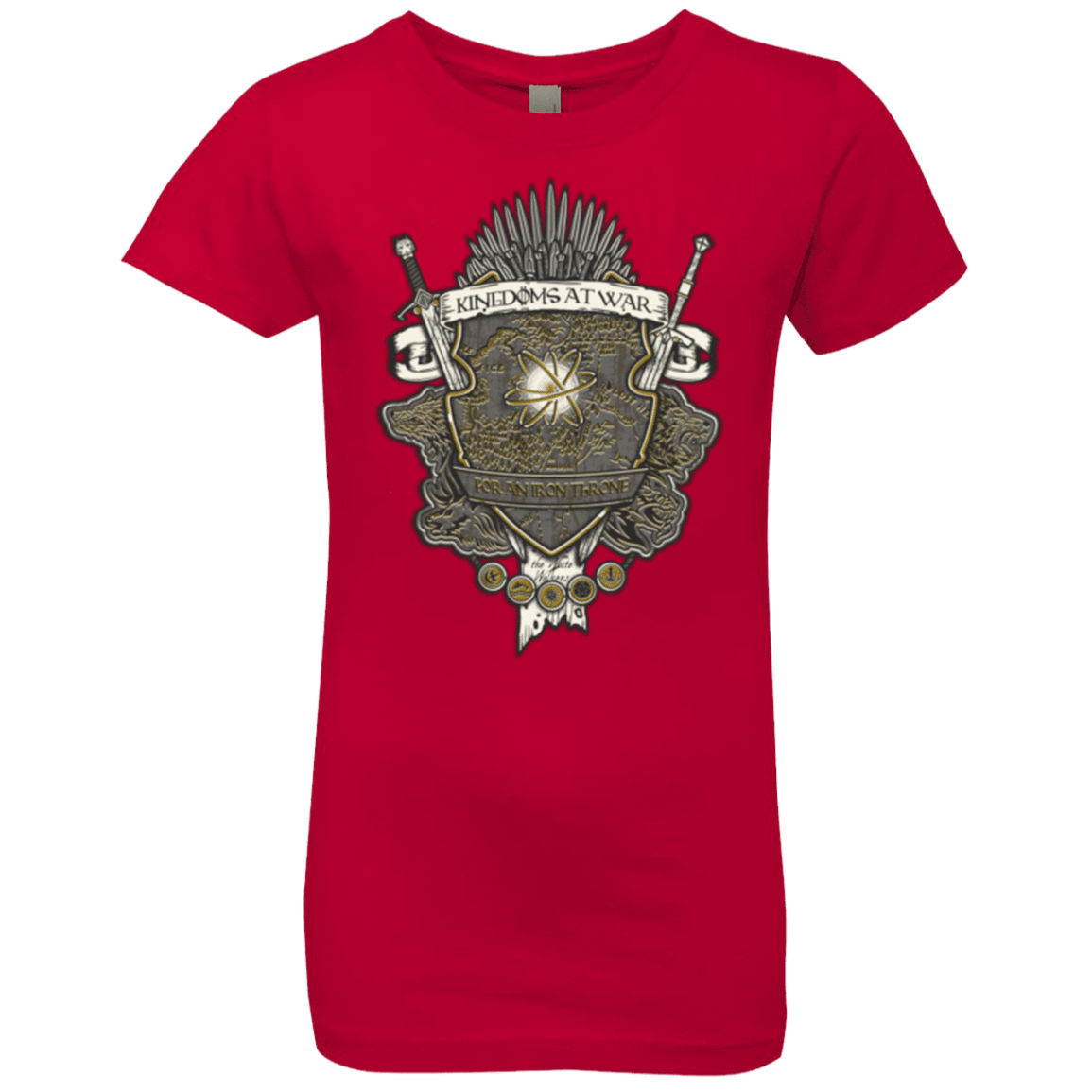 T-Shirts Red / YXS Crest of Thrones Girls Premium T-Shirt