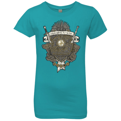 T-Shirts Tahiti Blue / YXS Crest of Thrones Girls Premium T-Shirt