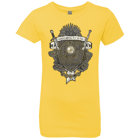 T-Shirts Vibrant Yellow / YXS Crest of Thrones Girls Premium T-Shirt