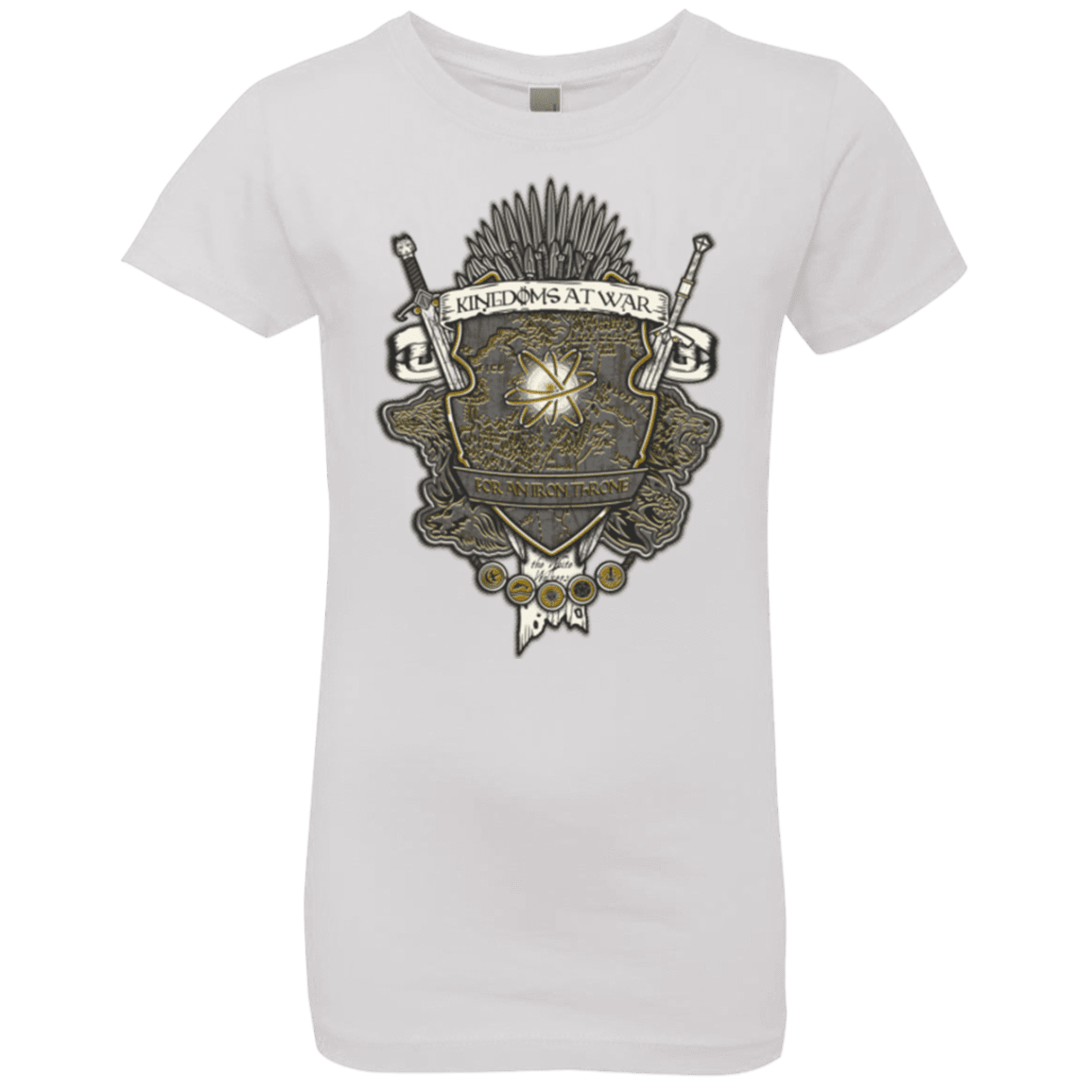 T-Shirts White / YXS Crest of Thrones Girls Premium T-Shirt